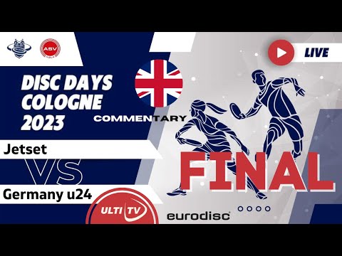 Jetset vs Germany u24 - OPEN FINAL - EN Commentary - Disc Days Cologne 2023