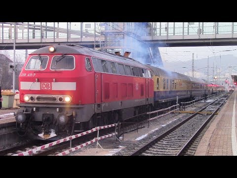 110 278 und 218 411 mit Rheingold Sonderzug
