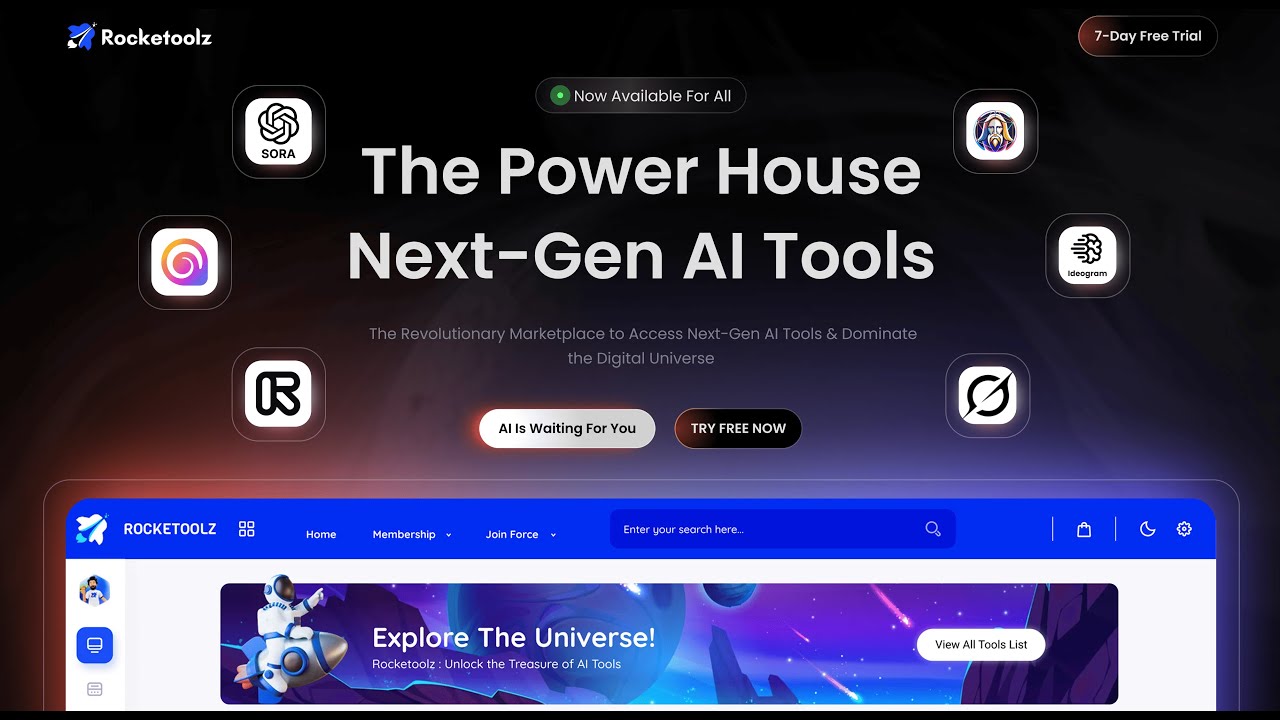 Meet Rocketoolz: Premium AI Tools Marketplace