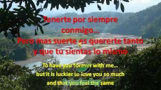 Lyrics in English of Un dia de Suerte