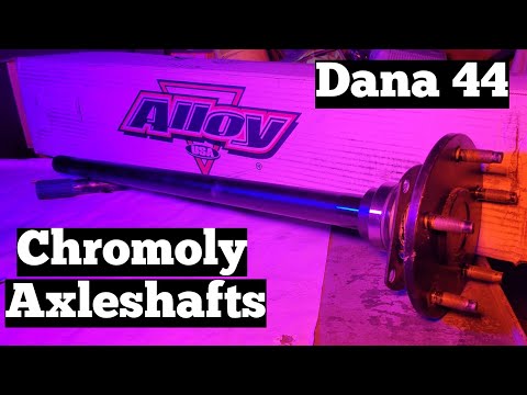 When to Make the Change to Chromoly Axle Shafts - Dana 44 Installation