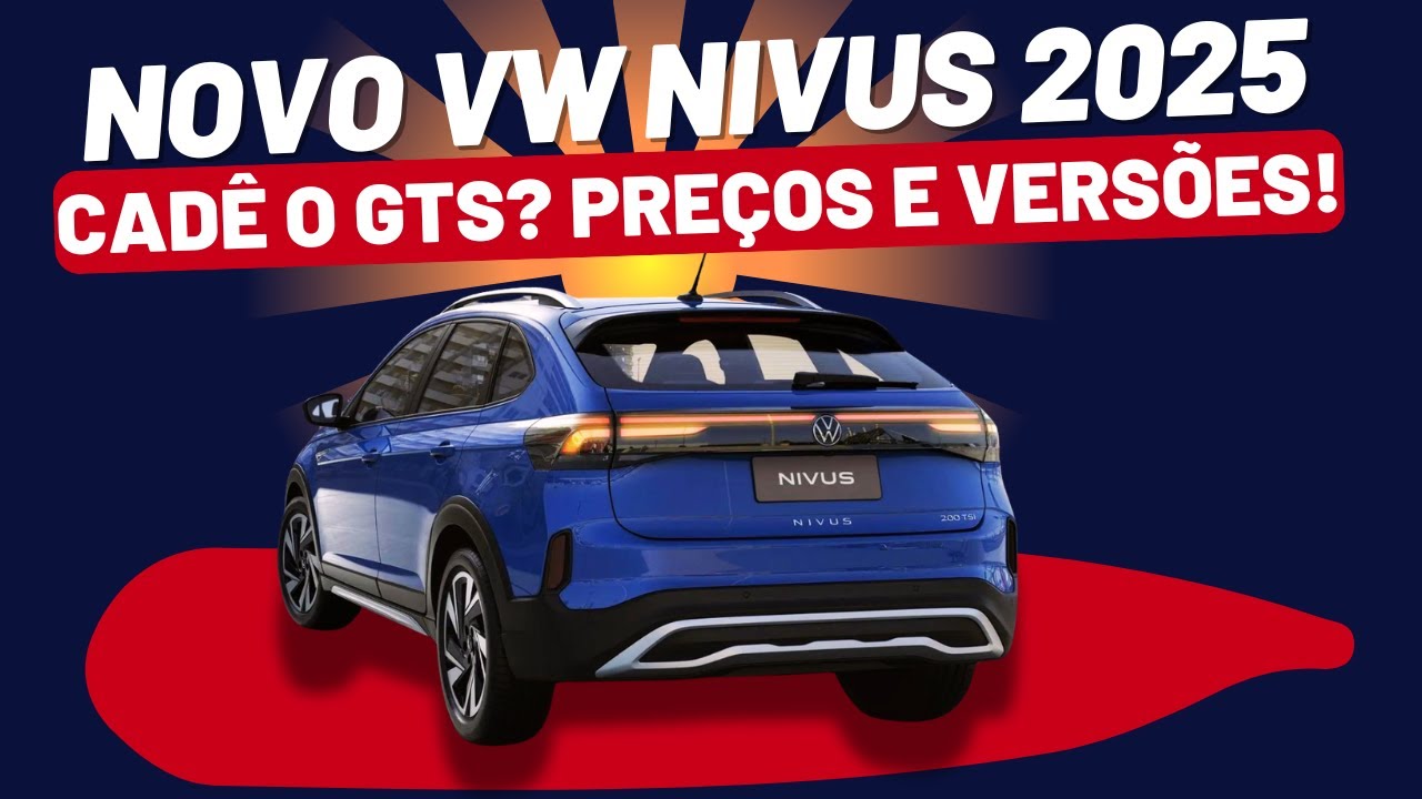 NOVO VOLKSWAGEN NIVUS 2025: PREÇOS, VERSÕES E EQUIPAMENTOS! 😁👍
