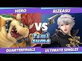 TAMISUMA 168 SSBU - Hero (Bowser, Donkey Kong) Vs. Rizeasu (Robin) Smash Ultimate Quarterfinals