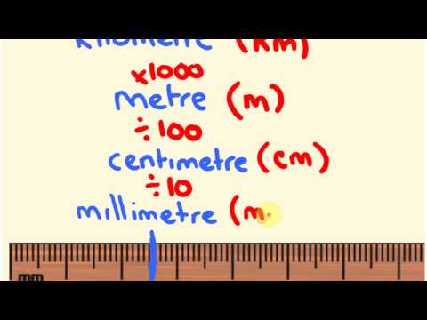 centimeters kilometers converting measurements