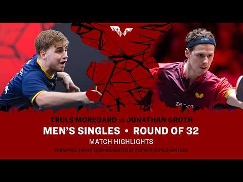 Truls Moregard vs Jonathan Groth | MS R32 | #WTTSingapore2026