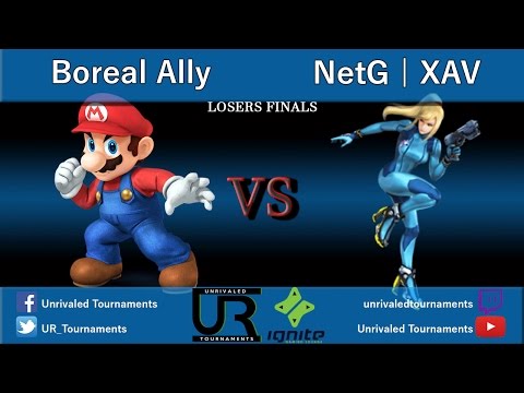 Southern Ohio Smash  LOSERS FINALS - Boreal Ally (Mario) vs NetG | XAV (Zero Suit Samus)