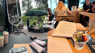 junior college productive study vlog singapore | stationery haul, grinding work, competitions hehe