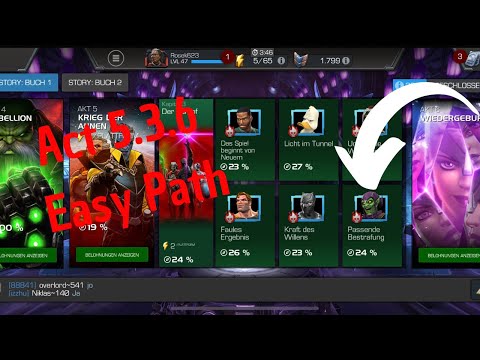 Act 5.3.6 Easy Path | MCOC Free To Play Project!