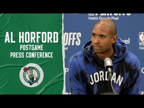 Al Horford Postgame Press Conference ' Game 1 ' Boston Celtics vs. Milwaukee Bucks