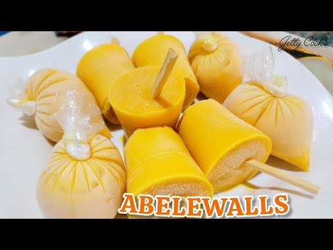 Ghanaian ice cream//how to make Ghanaian Abelewalls - Mango Banana ice cream