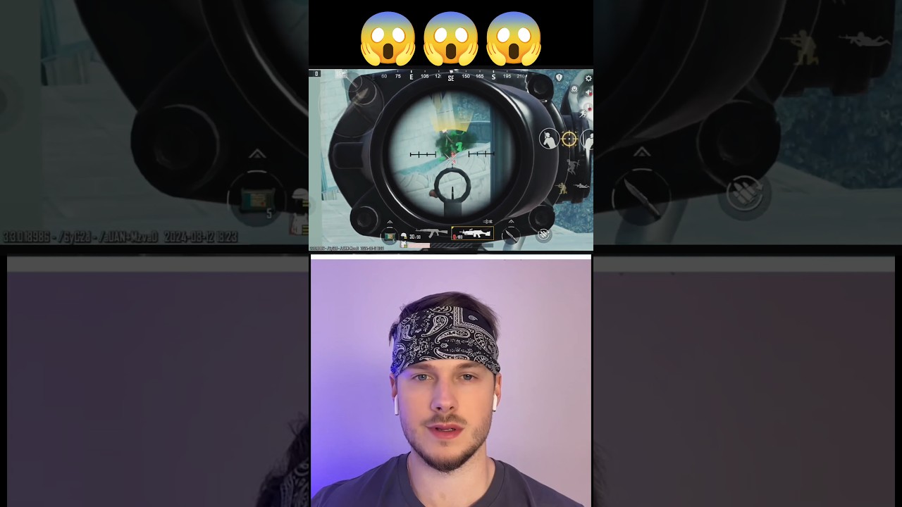 M249+4X Best spre |😱BGMI M249 #panda #pubg #shorts