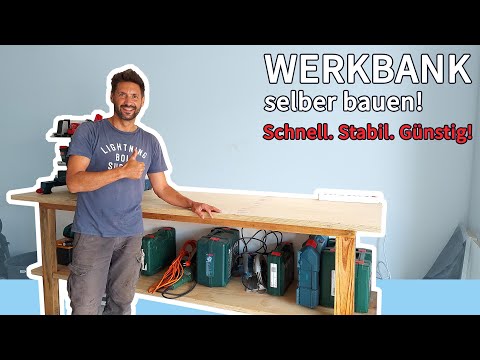 How to: Build your own WORKBENCH! Simple. Fast. Stable. DIY from WOOD.