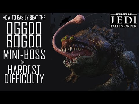 HOW TO EASILY BEAT THE OGGDO BOGDO MINI-BOSS - JEDI FALLEN ORDER TUTORIALS