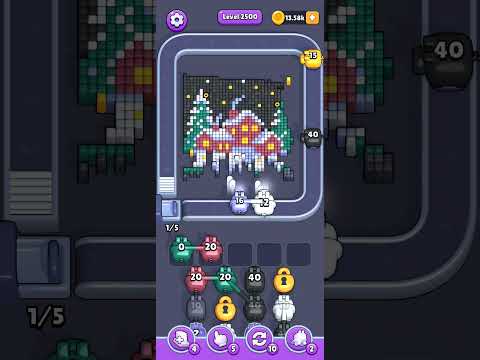 Pixel Flow Level 2500 Walkthrough