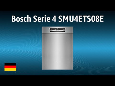 Geschirrspüler Bosch Serie 4 SMU4ETS08E | TEST | Deutsch