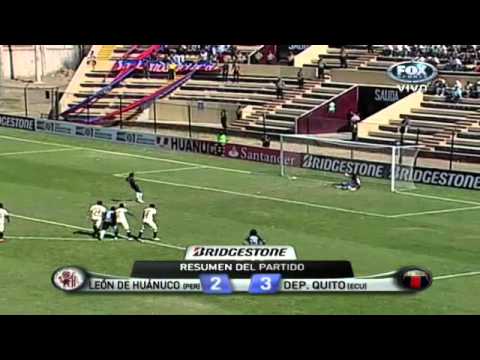 León de Huánuco 2 - 3 Deportivo Quito Copa Sudamericana 2012