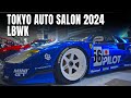 Awesome Liberty Walk Cars Tokyo Auto Salon 2024 F40 R34 Skyline RX 7 400Z Smurfs 2000 GT R
