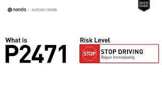 dtc p2471 quickly Fix