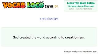 Video thumbnail for creationism