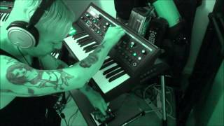 Video thumbnail for MOOG LITTLE PHATTY TOXIC GREEN VERBZILLA AKAI ANALOG DELAY SYNTHESIZER by Rik Marston Official