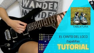 Zapatillas - El Canto del Loco (Tutorial de guitarra) / How to play