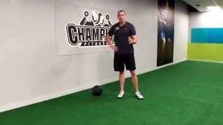 Side to Side Medicine Ball Slam exercise video thumbnail