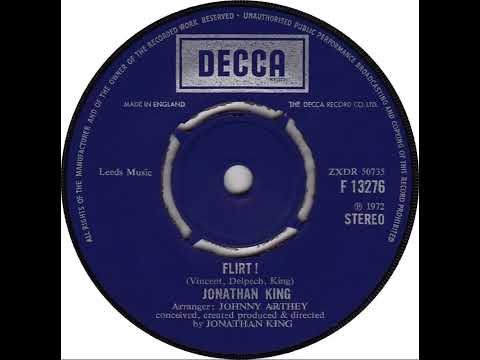 UK New Entry 1972 (30) Jonathan King - Flirt!