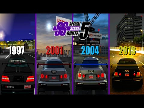 Evolution of Special Stage Route 5 in Gran Turismo