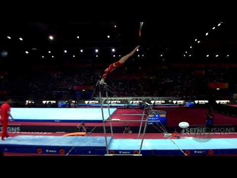 LIU Tingting (CHN) - 2019 Artistic Worlds, Stuttgart (GER) - Qualifications Uneven Bars