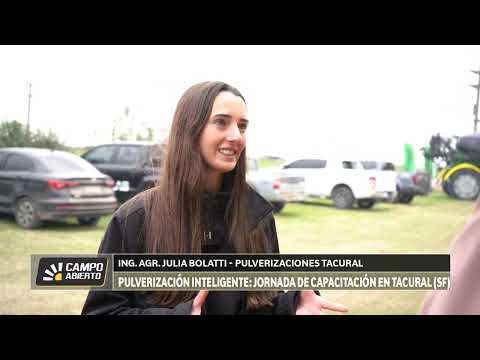 Pulverización Inteligente: se realizó una jornada con demostraciones y charlas en Tacural (Santa Fe)