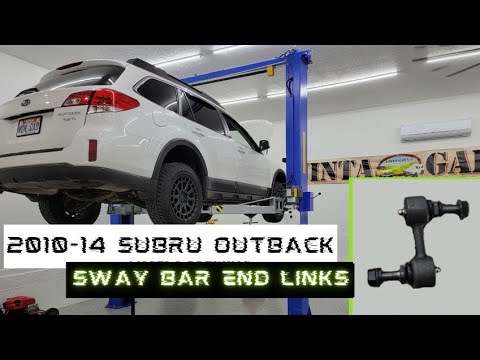 2010-14 Subaru Outback Sway Bar End Link Replacement. #subaru #uintagarage #outback