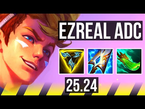 EZREAL & Nami vs MISS FORTUNE & Zyra (ADC) | Good KDA: 21/1/7, 51K damage | EUW Master | 25.24