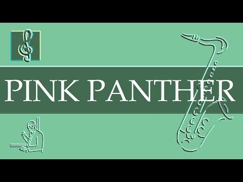 Tenor Sax Notes Tutorial -  The Pink Panther Theme Song (Sheet Music)
