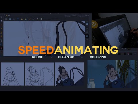 Animating Process  Esheimd - Militia Christi [ Animation Music Video]