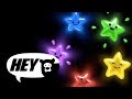 Hey Bear Sensory - Rainbow Stars- Relaxing sleep video - lullaby music- Baby Sensory
