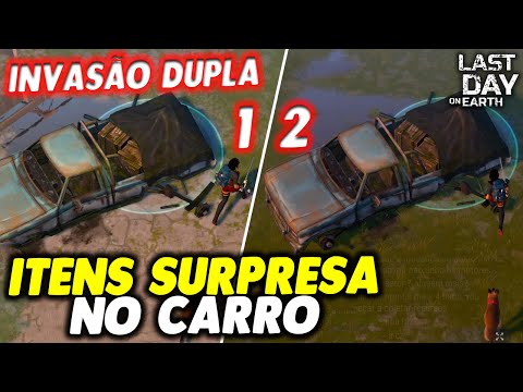 ITENS SURPRESA NO CARRO NA INVASÃO DUPLA - Last Day On Earth