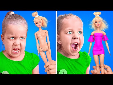 How to Make Doll Dress from Balloon 🎀 Parenting Hacks For Smart Moms and Dads
