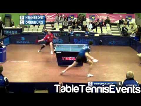 Dimitrij Ovtcharov Vs Dmitrij Prokopcov: Match 2 [Champions League 2012/2013]