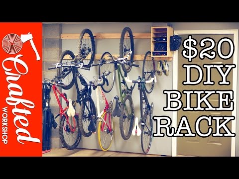 DIY Bike Rack for $20 / Bike Storage Stand & Cabinet for Garage : 5 Steps  (with Pictures) - Instructables