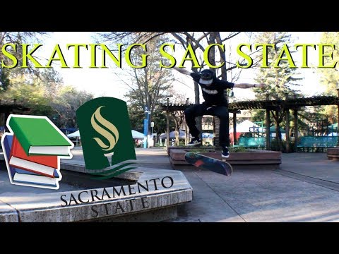 SKATEBOARDING AT SACRAMENTO STATE COLLEGE