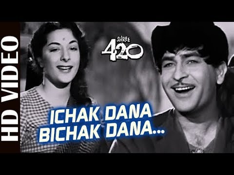 Ichak Dana Bichak Dana - Full Video | Shree 420 | Raj Kapoor & Nargis | Classic Song