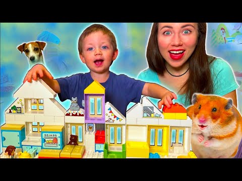 ИЗ ЛЕГО ИГРОВАЯ КОМНАТА - СТРОИМ ДЛЯ ХОМЯКА с Элли Ди | Sparti Di