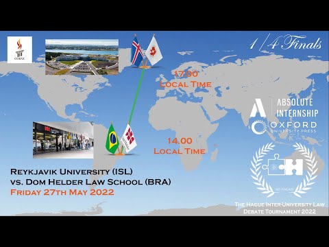 THIULDT 2022 - 1/4 Finals - Reykjavik University (ISL) vs. Dom Helder Law School (BRA)