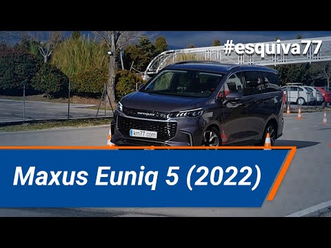 Maxus Euniq 5 (2022) Maniobra de esquiva (moose test) | km77.com