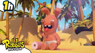 Download lagu Can Rabbids Survive on a Deserted Island? 🤣🏝️ Rabbids Invasion 🐰 Full Episodes mp3