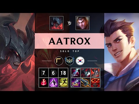 Aatrox Top vs Jayce - KR Challenger Patch 25.16