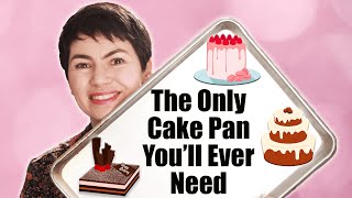 Perfectly Even Cake in a Sheet Pan -- No Crust, No Dome!