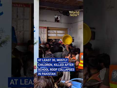At least 30, mostly children, killed after school roof collapses in Pakistan #worldnow