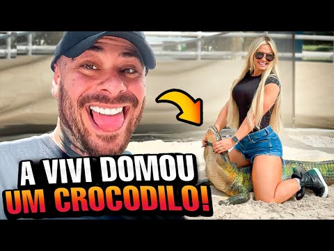 I TOOK VIVI TO THE CROCODILE PARK IN THE USA! - LEO STRONDA