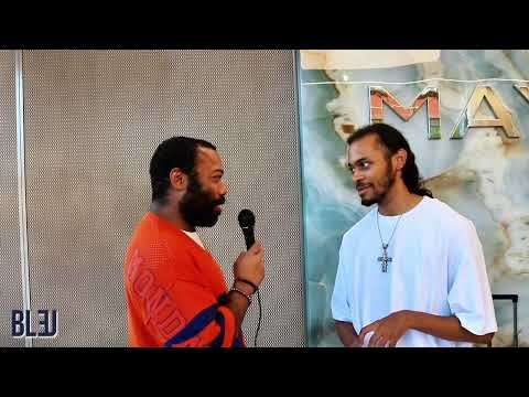 Bryan Jimenez at NYMD 2025 with Fashion Editor Chris Sandford